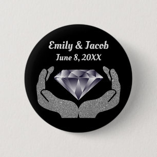 Diamant-Hände-Hochstelltaste Button