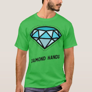 Diamant Hands Aktienmarkt bis zum Mond 17 T-Shirt