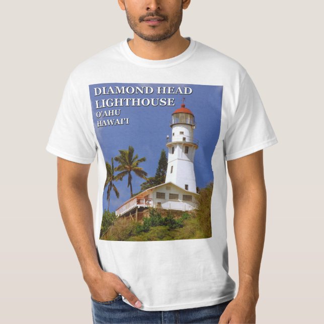 Diamant-Hauptleuchtturm, O'ahu, Hawai'i T - Shirt (Vorderseite)