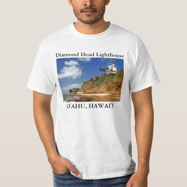 Diamant-Hauptleuchtturm, O'ahu, Hawai'i T - Shirt (Vorderseite)