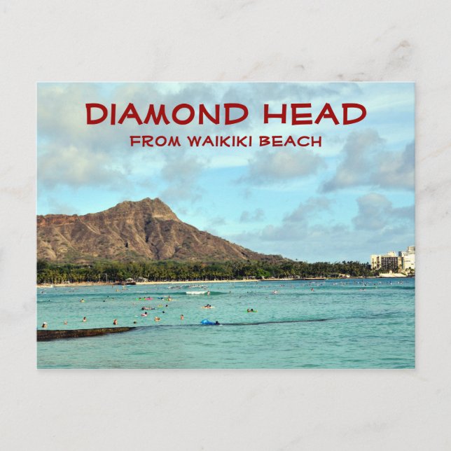 Diamant Head Postcard Postkarte (Vorderseite)