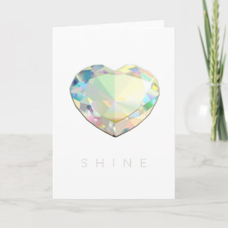 Diamant Herz Inspiration Karte