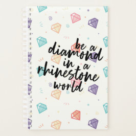 Diamant in einer Kristall-Welt Planer