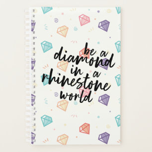 Diamant in einer Kristall-Welt Planer