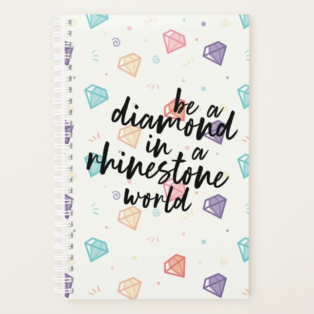 Diamant in einer Kristall-Welt Planer (Vorderseite)