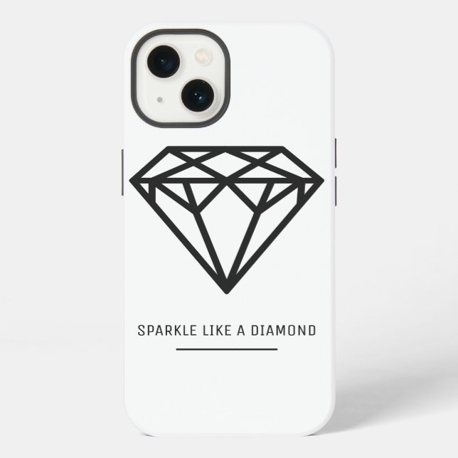 Diamant iPhone Hülle (Rückseite)