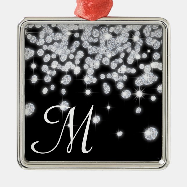 Diamant Jewels Silbernes Ornament (Vorne)