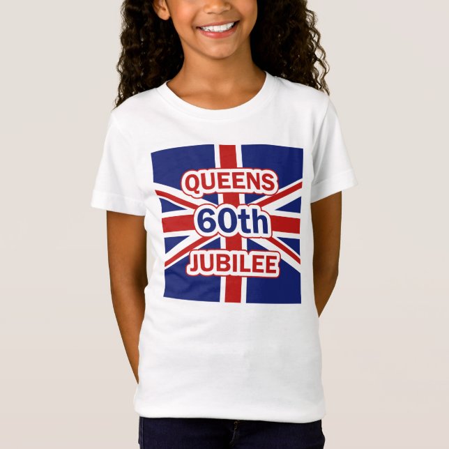 Diamant-Jubiläum-Gewerkschafts-Jack-Flagge der T-Shirt (Vorderseite)