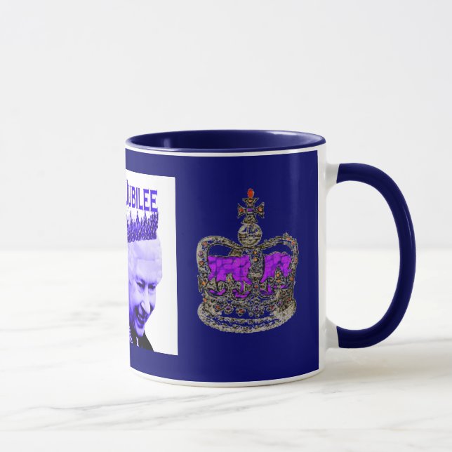 Diamant-JubiläumgedenkTasse Tasse (Rechts)
