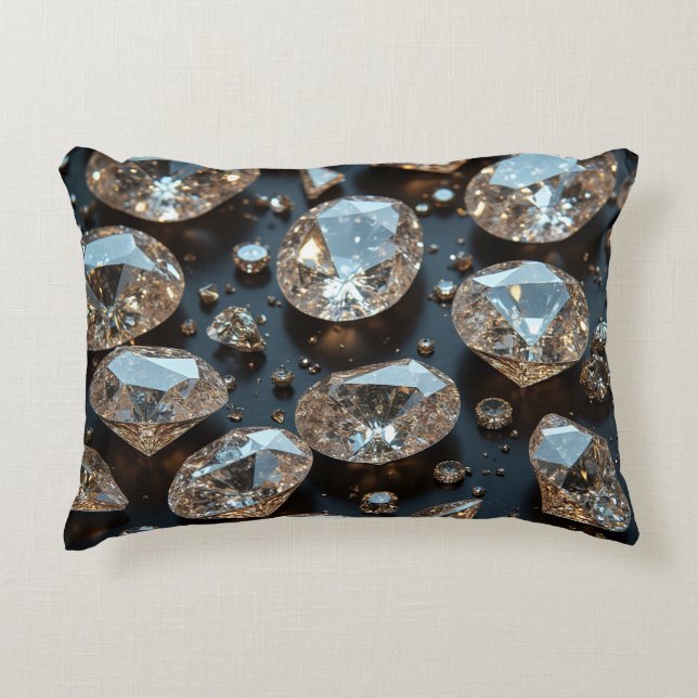 Diamant Kissen Kissen Kissen sieht echt Diamant Lu (Vorderseite)