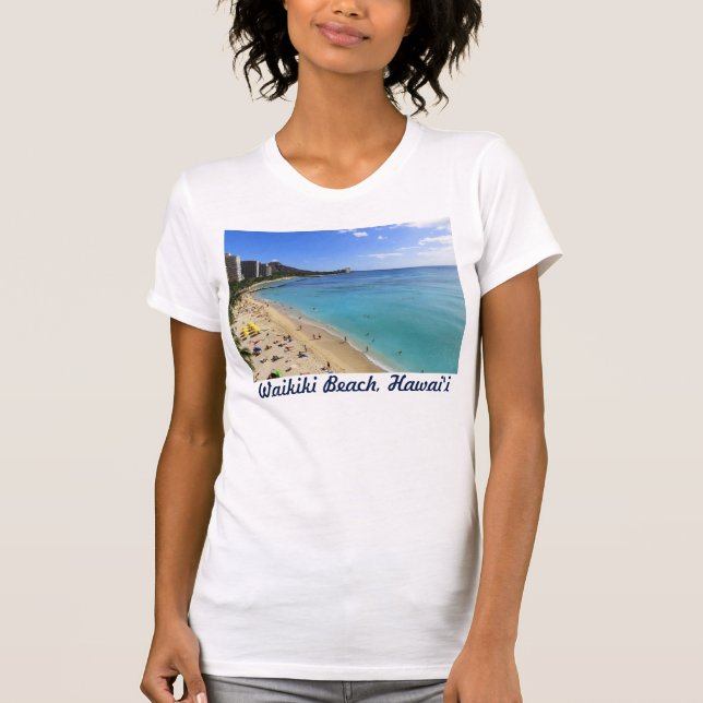 Diamant Kopf und Waikiki T-Shirt (Vorderseite)