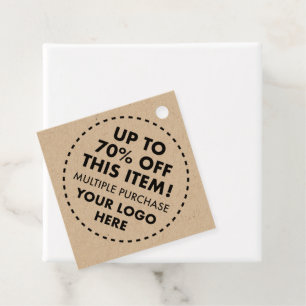 Diamant Kraft Favor Tags 70% Rabatt beim Kauf im G Geschenkanhänger