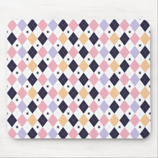 Diamant Lila rosa mit Spinnen Mousepad