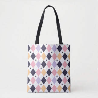 Diamant Lila rosa mit Spinnen Tasche