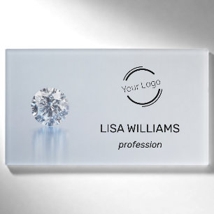 Diamant-Logo Namenschild