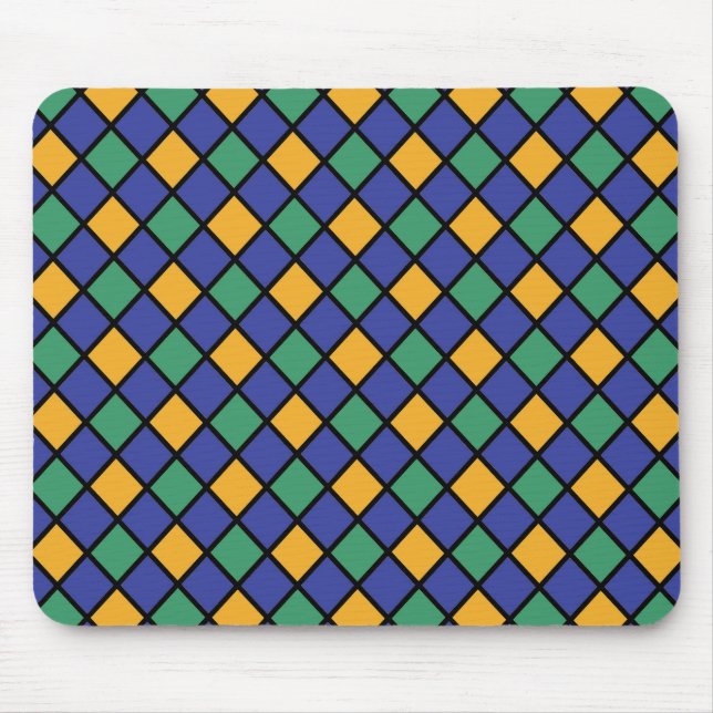 Diamant Muster #84 Mousepad (Vorne)
