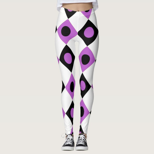 Diamant Muster #92 Leggings (Vorderseite)