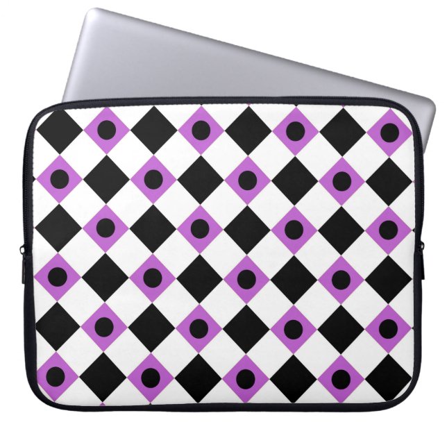 Diamant Muster #94 Laptopschutzhülle (Vorderseite)