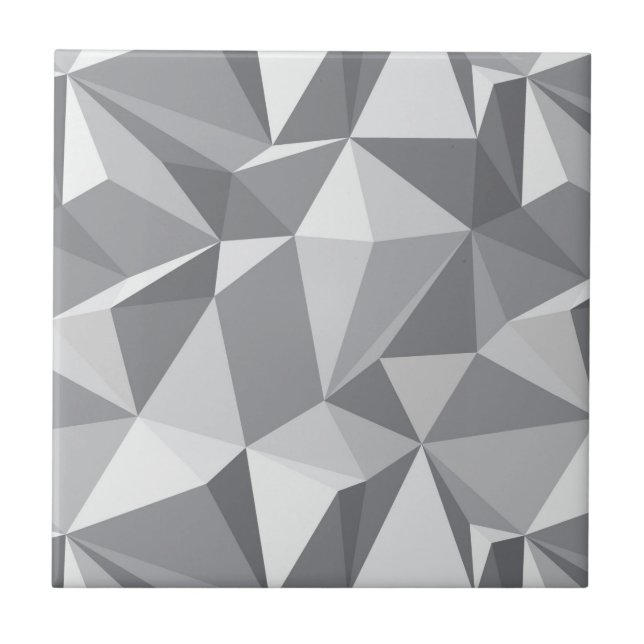 Diamant-Muster - abstraktes Polygon Fliese (Vorderseite)