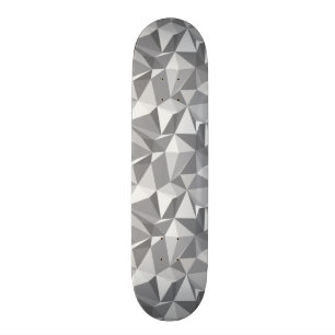 Diamant-Muster - abstraktes Polygon Skateboard