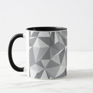 Diamant-Muster - abstraktes Polygon Tasse