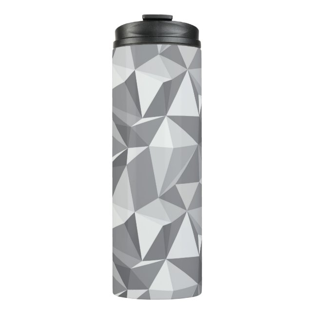 Diamant-Muster - abstraktes Polygon Thermosbecher (Vorderseite)