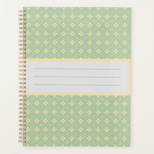Diamant-Muster Aquamarin Planer