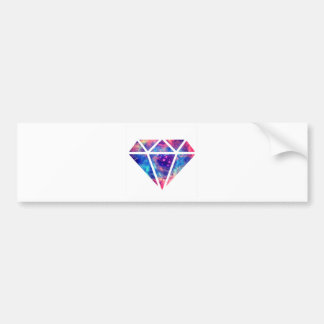 Diamant-Nebelfleck-Entwurf Autoaufkleber