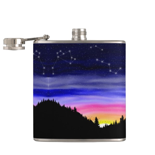 Diamant Night Flask Flachmann (Geöffnet)