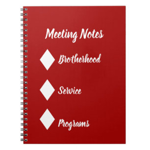 Diamant-Notebook Mahogany Vida Notizblock