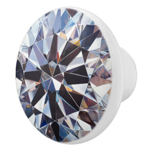 Diamant Pattern Keramikknauf