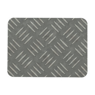 Diamant-Platten-Edelstahl gemasert Magnet