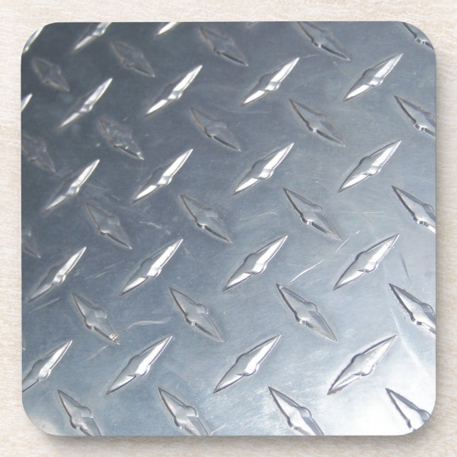 Diamant-Platten-Foto Getränkeuntersetzer (Vorderseite)