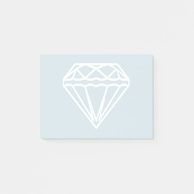 Diamant Post-it Klebezettel (Vorderseite)