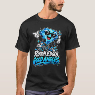 Diamant — Rauhe Kanten gute Winkel T-Shirt