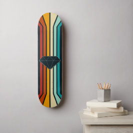 Diamant Retro Moderner Stil Skateboard