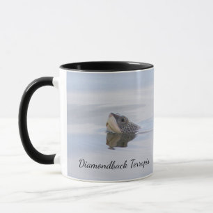 Diamant-Rücken-Schildkröte-Gesicht-Mug Tasse
