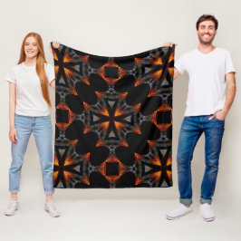 Diamant-Sonnenuntergang Fleecedecke