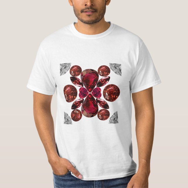 Diamant und Ruby T-Shirt (Vorderseite)