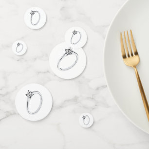 Diamant-Verlobungsring Konfetti