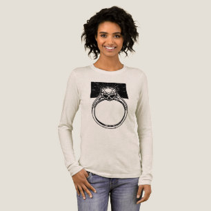 Diamant-Verlobungsring mit Radiantschliff Tri-Blend Shirt