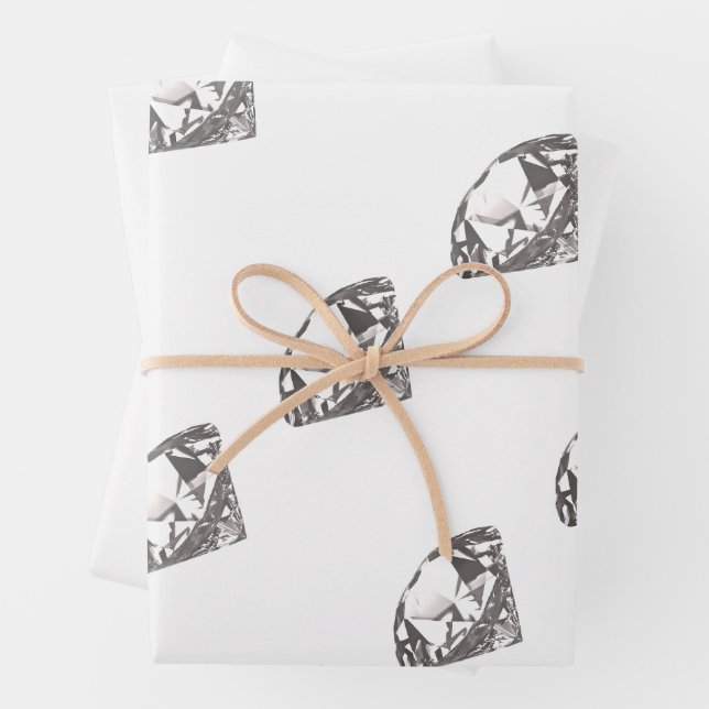Diamant Wrapping Paper Geschenkpapier Set (Beispiel)