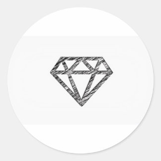 Diamantaufkleber Runder Aufkleber