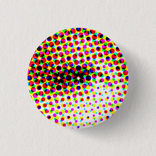 Diamantaugen Button (Vorderseite)