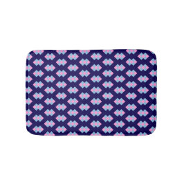Diamantblaue Badematte