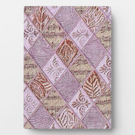Diamantdesigns in Pinks Fotoplatte