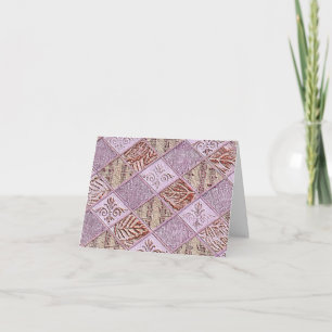 Diamantdesigns in Pinks Karte