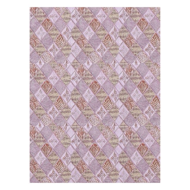 Diamantdesigns in Pinks Tischdecke (Vorderseite)