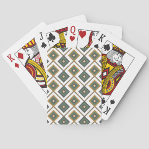 Diamante im Grün Spielkarten