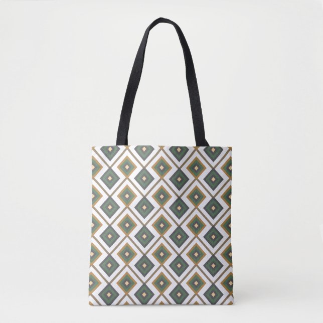 Diamante im Grün Tasche (Vorderseite)